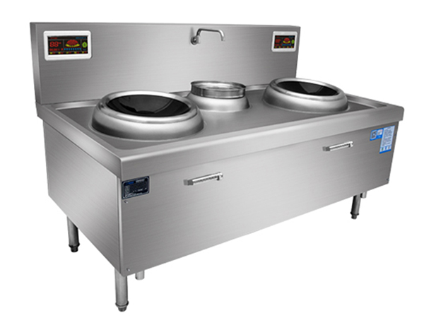 电磁双头单尾小炒炉