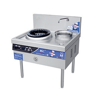 燃气环保型单头单尾小炒炉